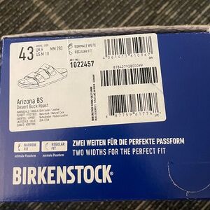 Birkenstocks- never worn men’s US 10 still in box